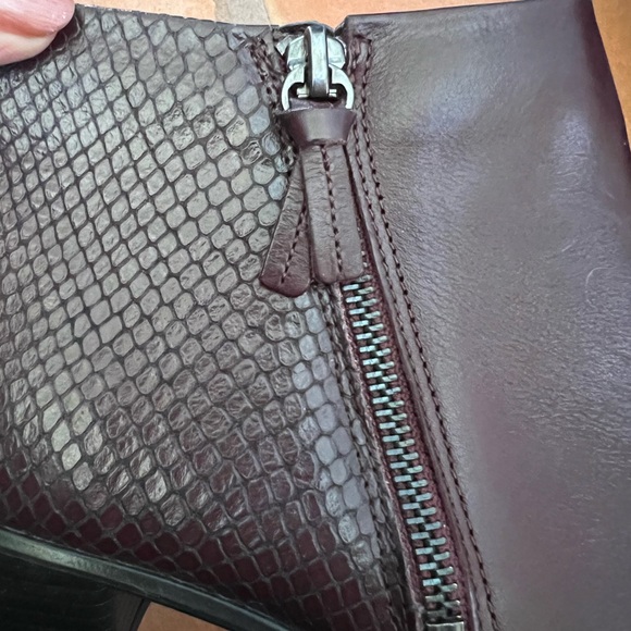 ECCO Shape 35 Sartorelle Leather Booties – Burgundy – Women’s 42 (US 11/11.5) - Picture 8 of 11